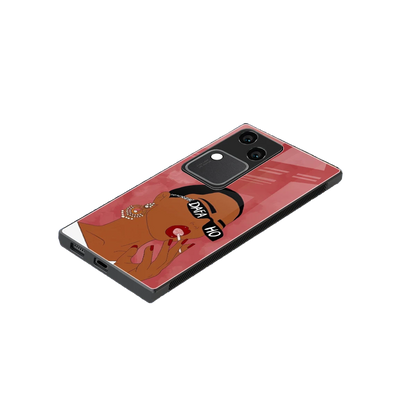 Dafa Ho stylish phone case for vivo v30 | glossy glass and slim fit