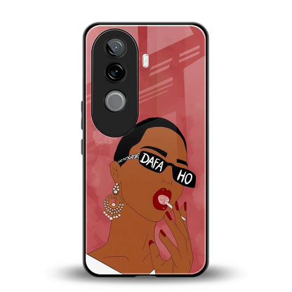 Dafa Ho back phone cover | glass case for vivo v40e