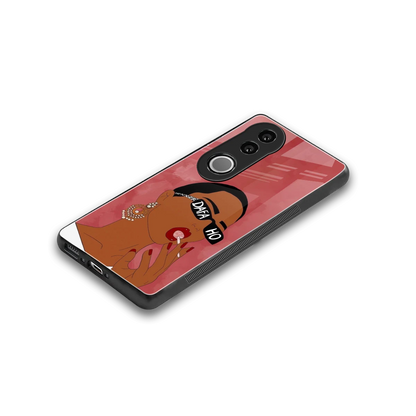 Dafa Ho stylish phone case for vivo v50 | glossy glass and slim fit
