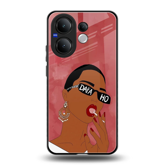 Dafa Ho back phone cover | glass case for vivo v60
