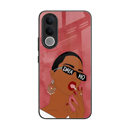 Dafa Ho back phone cover | glass case for vivo v70 fe