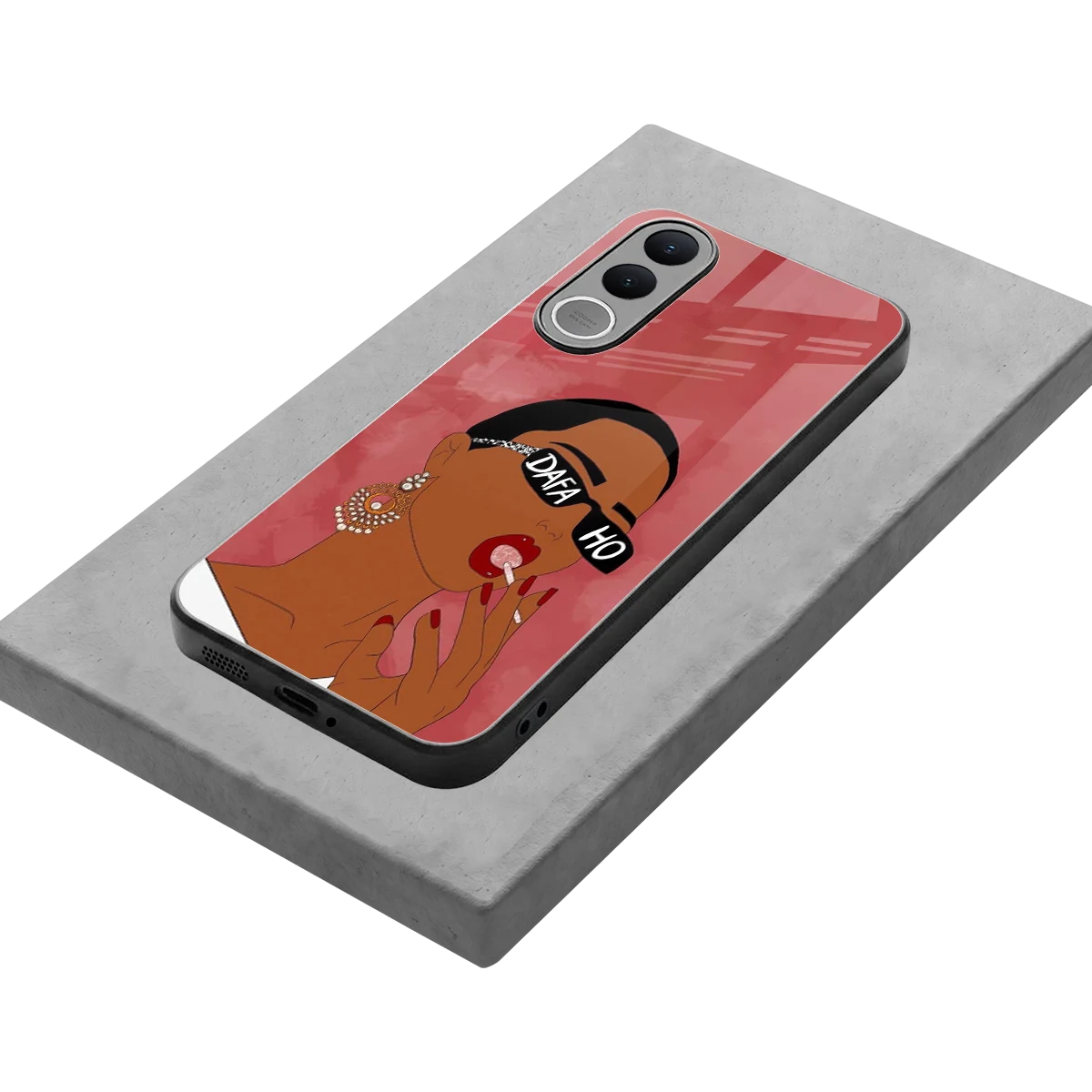 Dafa Ho stylish phone case for vivo v70 fe | glossy glass and slim fit