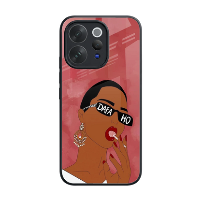 Dafa Ho back phone cover | glass case for vivo v70 elite