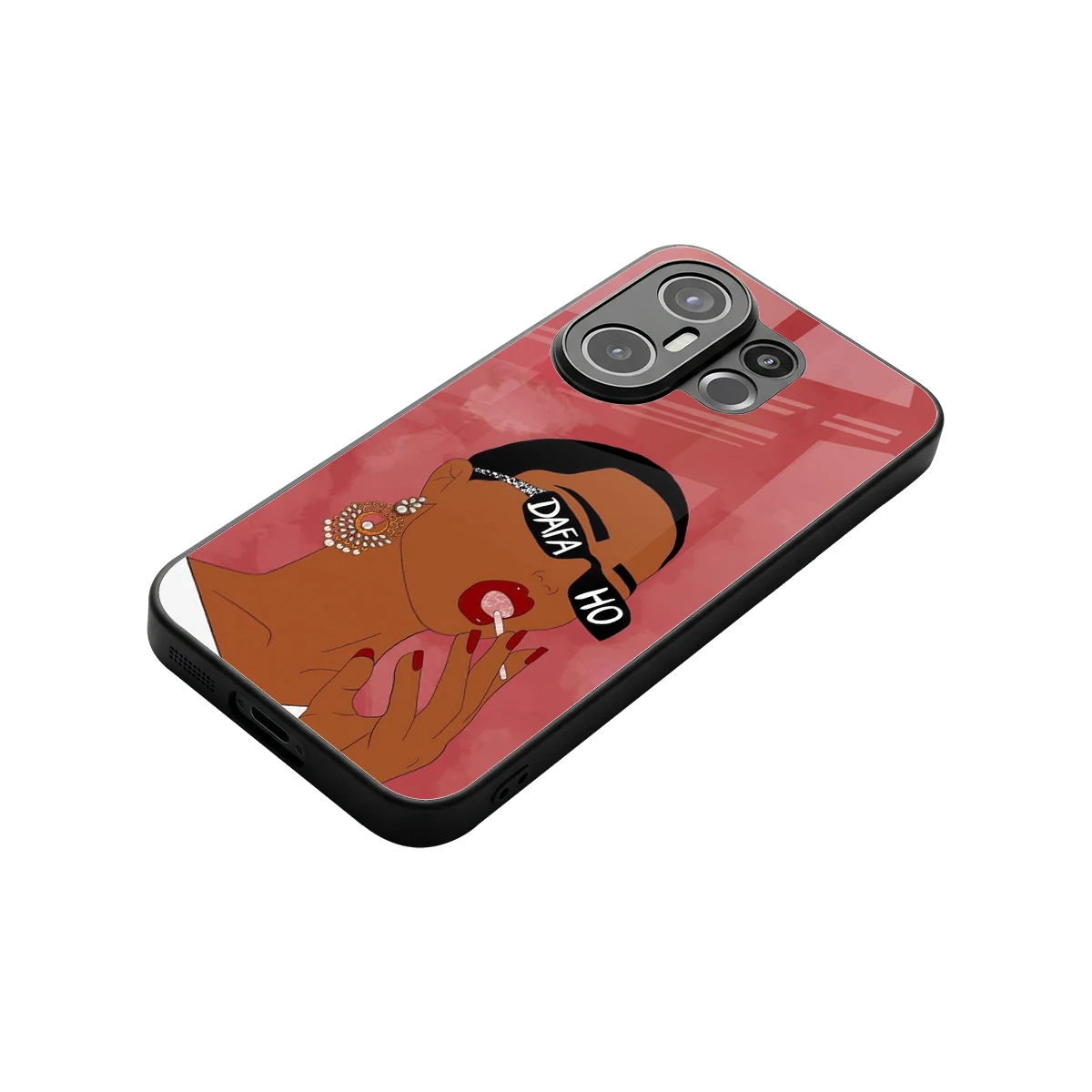 Dafa Ho stylish phone case for vivo x200 fe | glossy glass and slim fit