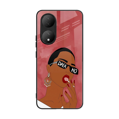 Dafa Ho back phone cover | glass case for Vivo-y100
