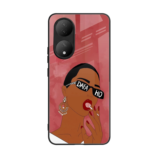 Dafa Ho back phone cover | glass case for Vivo-y100