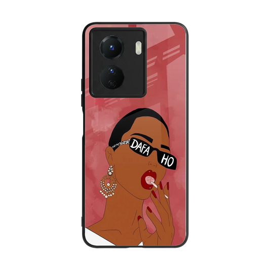 Dafa Ho back phone cover | glass case for vivo y16
