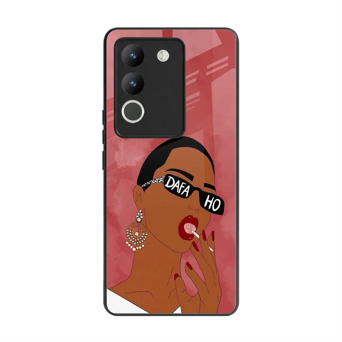 Dafa Ho back phone cover | glass case for vivo y200 5g