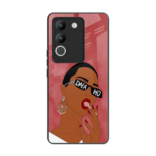 Dafa Ho back phone cover | glass case for vivo y200 5g