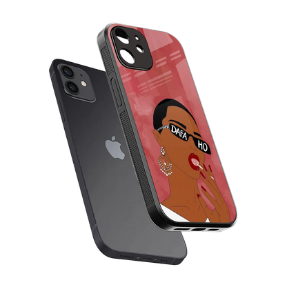 Dafa Ho sleek iphone 12 cover with tempered glass back and TPU edges