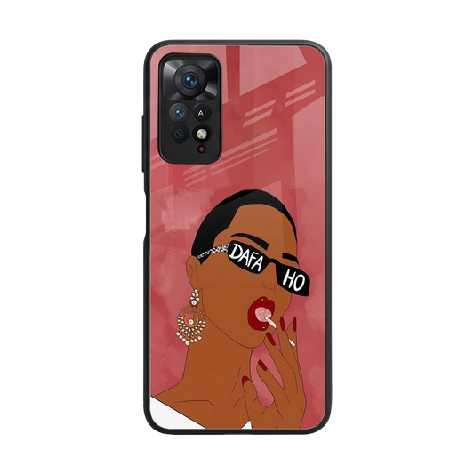 Dafa Ho back phone cover | glass case for redmi note 11 pro
