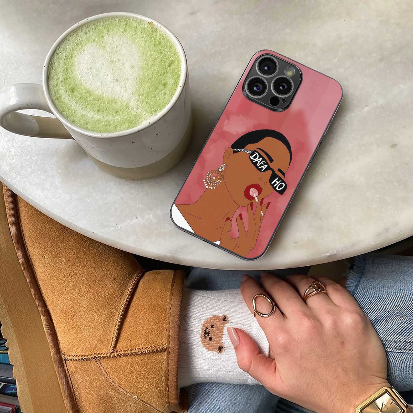 Dafa Ho Phone Case for Iphone 16 | Glass Case