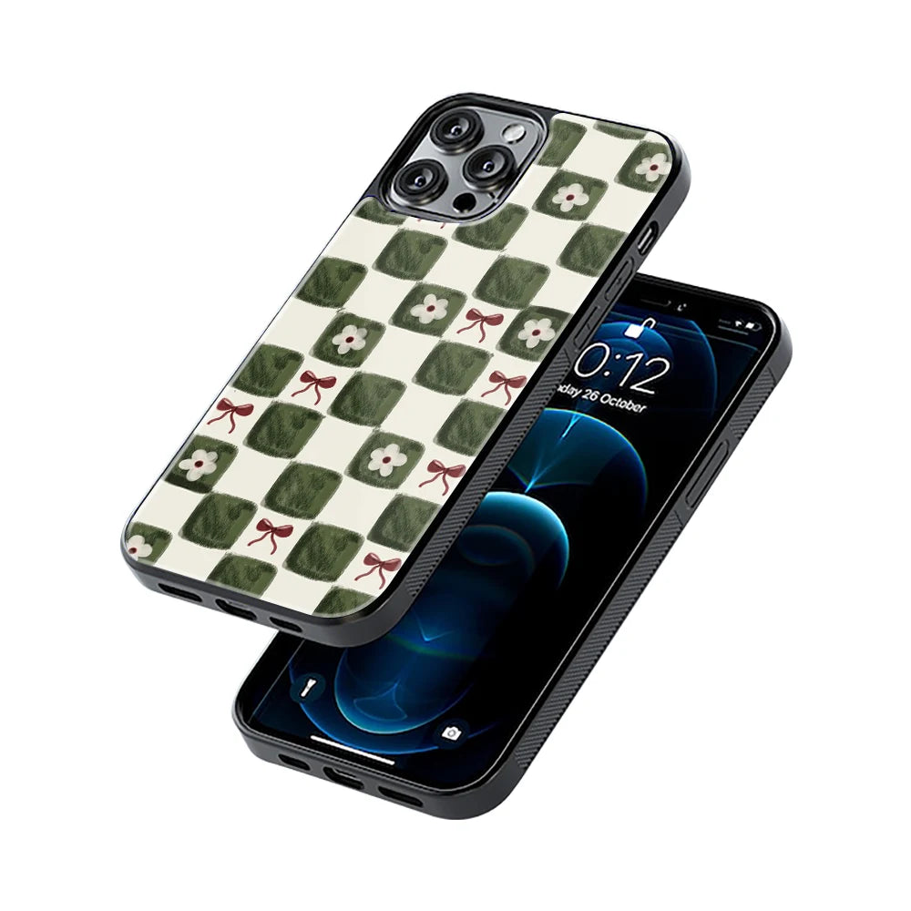 Protective Glass Back Phone Case Compatible with iPhone, Samsung, OnePlus, Pixel & More