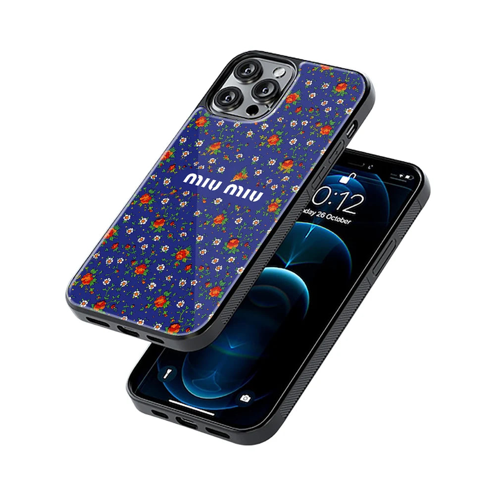 Protective Glass Back Phone Case Compatible with iPhone, Samsung, OnePlus, Pixel & More