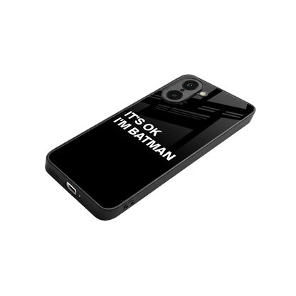 Dark Knight stylish phone case for oneplus nord ce5 5g | glossy glass and slim fit