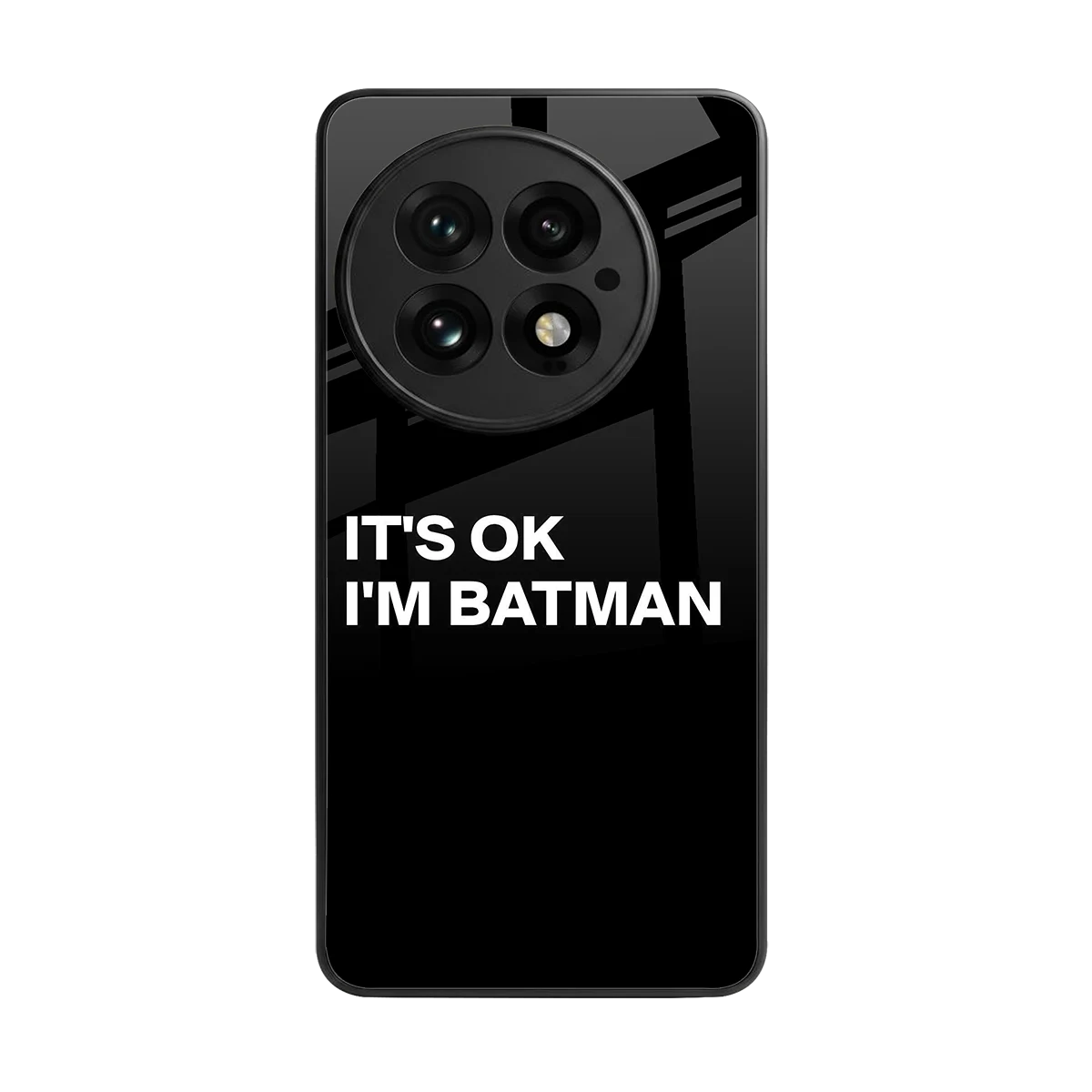 Dark Knight back phone cover | glass case for oneplus 13