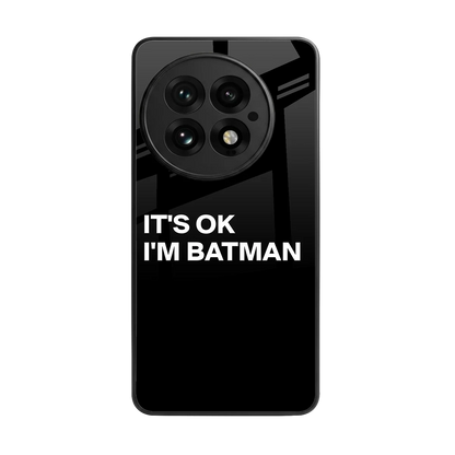 Dark Knight back phone cover | glass case for oneplus 13