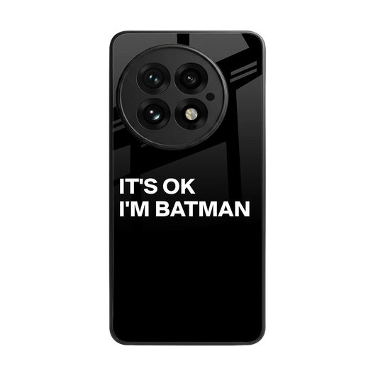 Dark Knight back phone cover | glass case for oneplus 13