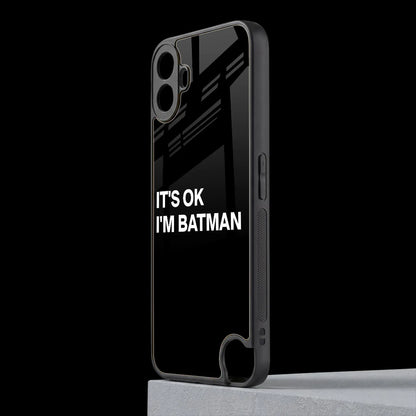 Dark Knight cmf nothing phone 1 mobile cover | shockproof glass phone case