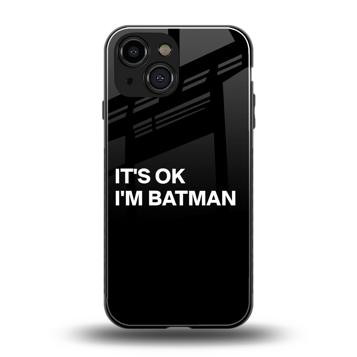 Dark Knight back phone cover | glass case for iphone 13 mini