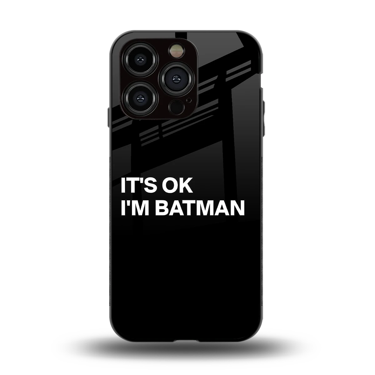 Dark Knight back phone cover | glass case for iphone 13 pro
