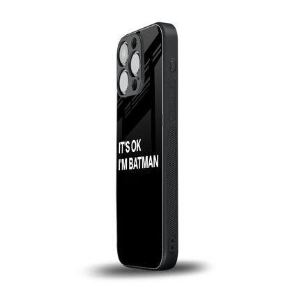 Dark Knight iphone 12 pro mobile cover | shockproof glass phone case