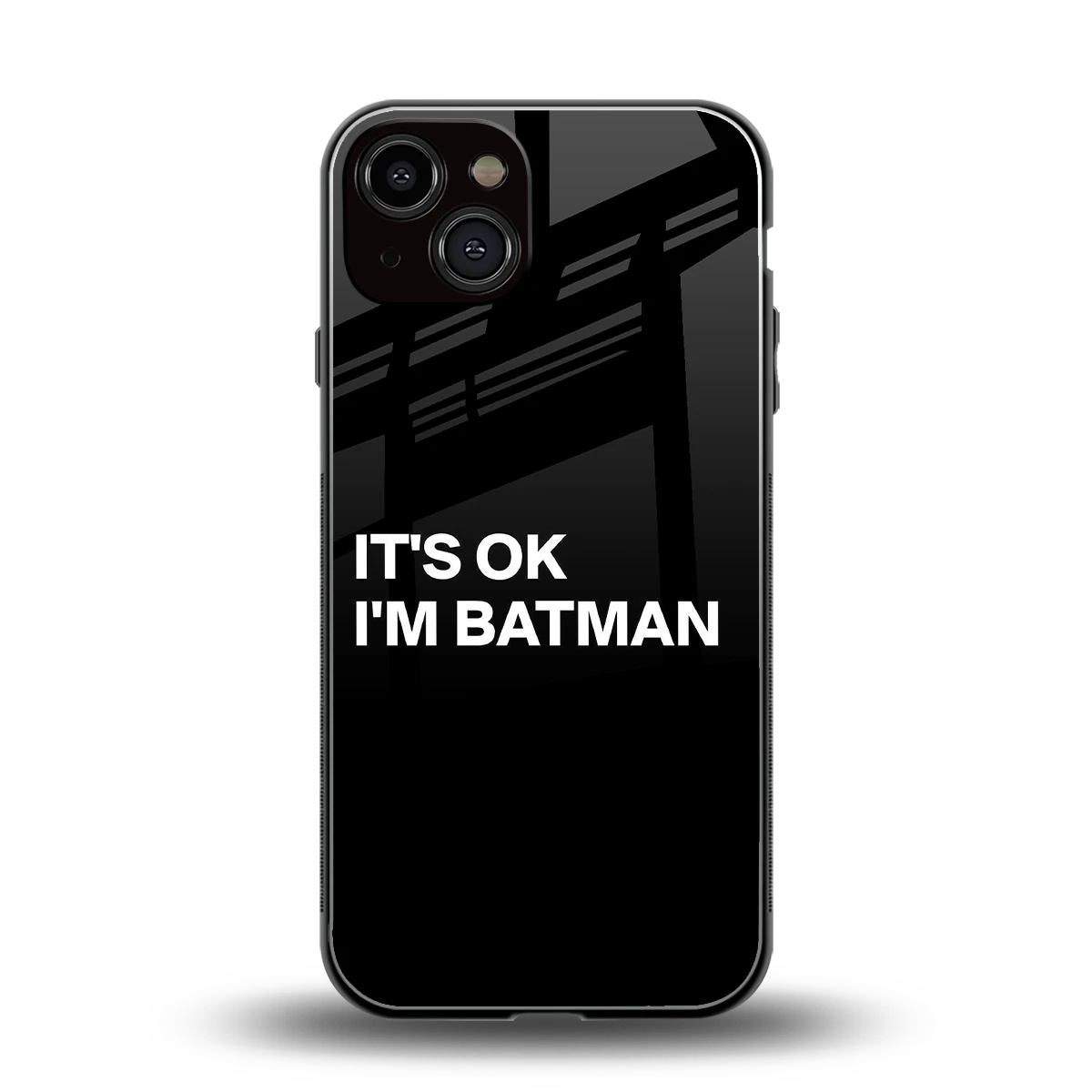 Dark Knight back phone cover | glass case for iphone 14