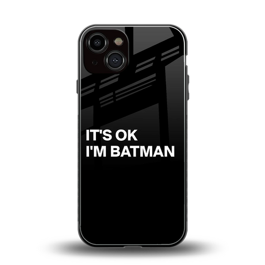 Dark Knight back phone cover | glass case for iphone 14