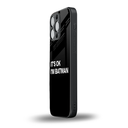 Dark Knight iphone 15 pro max mobile cover | shockproof glass phone case