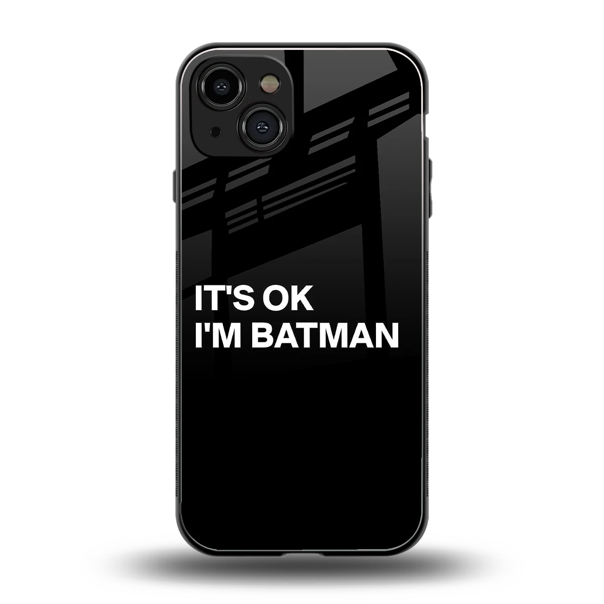 Dark Knight back phone cover | glass case for iphone 15