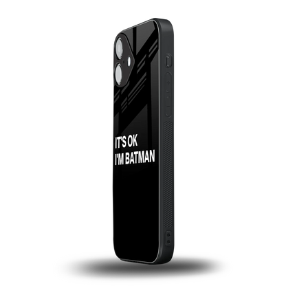 Dark Knight iphone 16 plus mobile cover | shockproof glass phone case