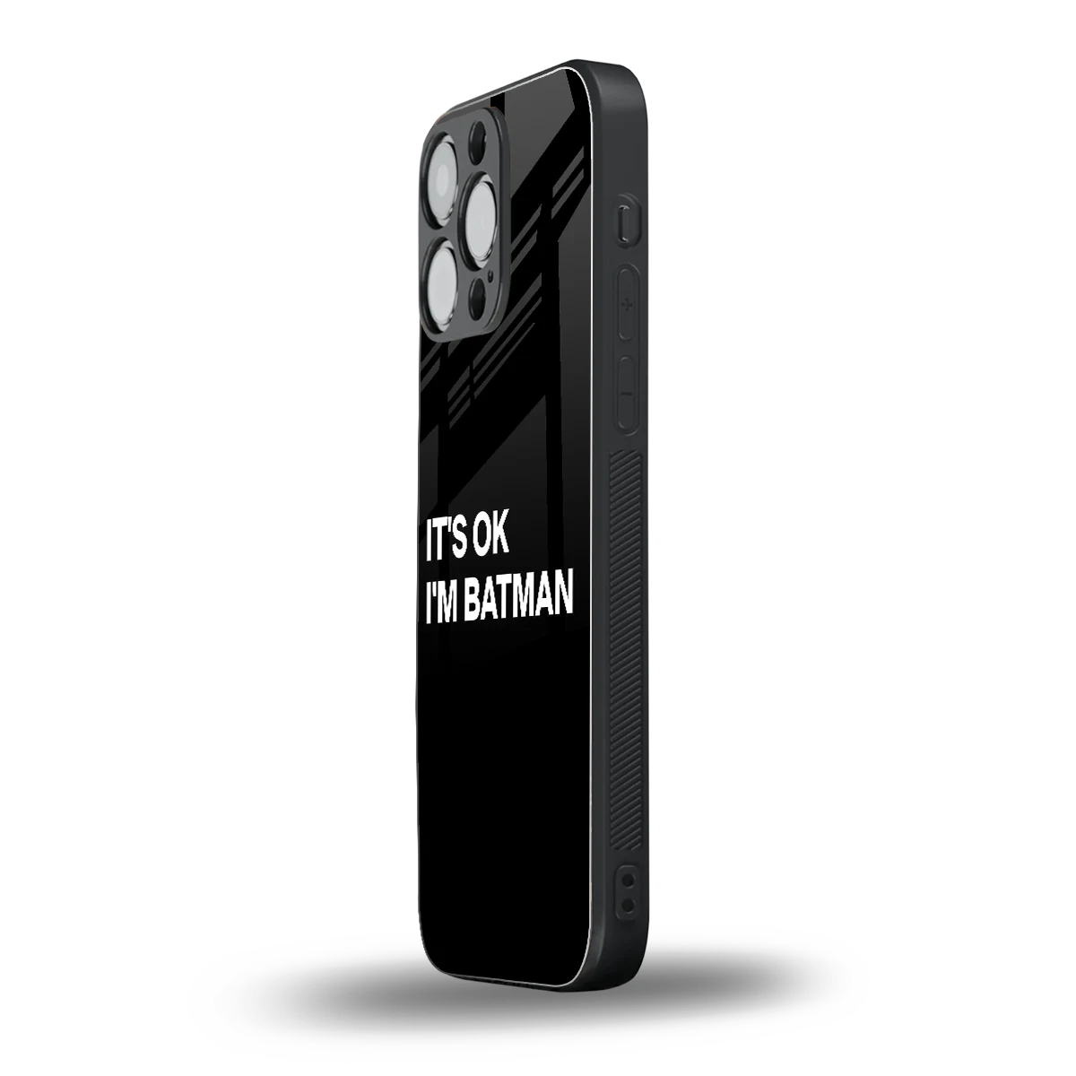 Dark Knight iphone 16 pro max mobile cover | shockproof glass phone case