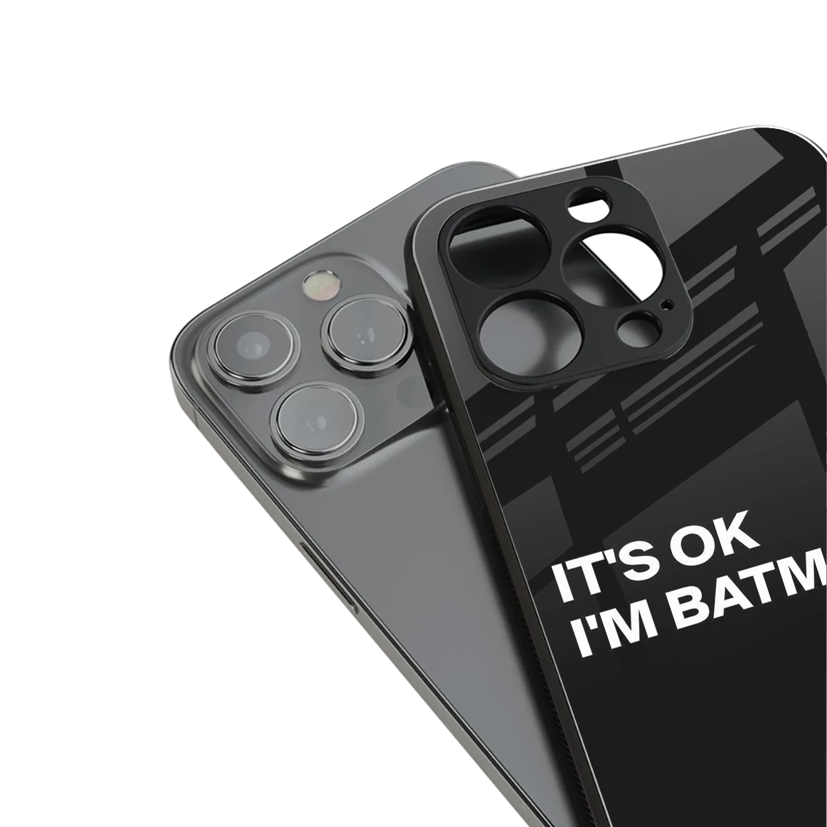 Dark Knight stylish phone case for iphone 15 plus | glossy glass and slim fit