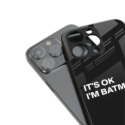 Dark Knight stylish phone case for iphone 15 | glossy glass and slim fit