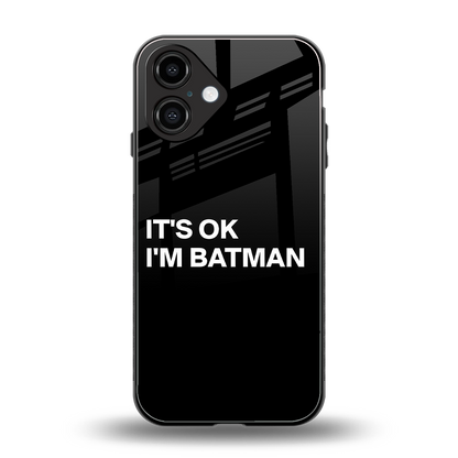 Dark Knight Phone Case for Iphone 16 | Glass Case