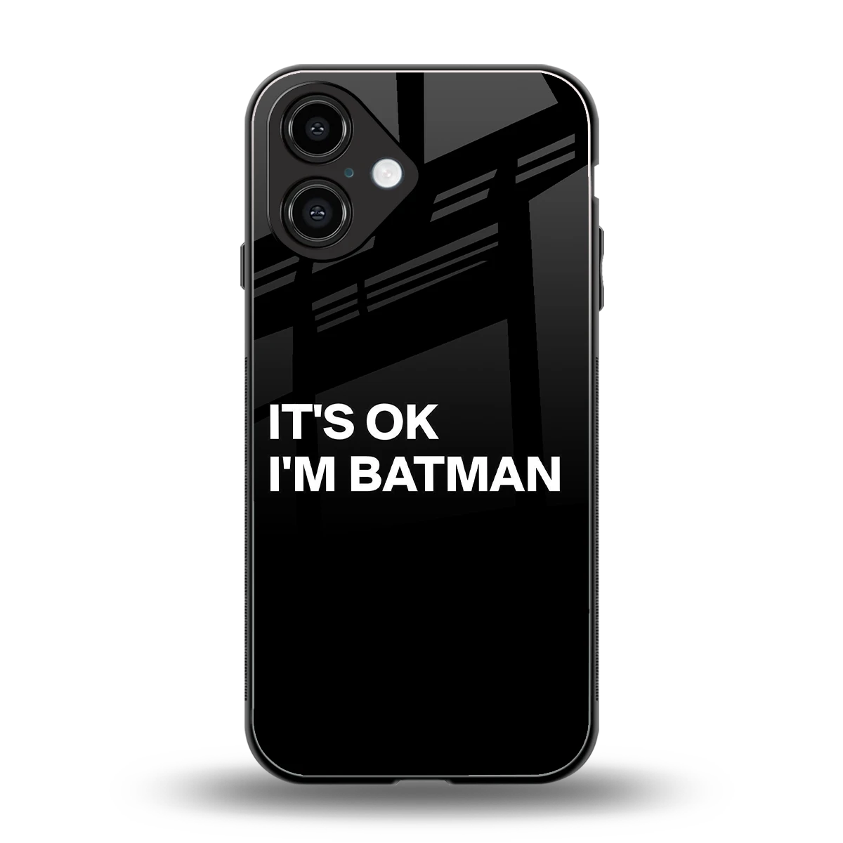 Dark Knight back phone cover | glass case for iphone 16
