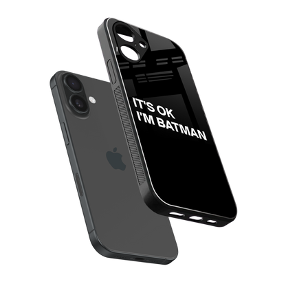 Dark Knight Phone Case for Iphone 16 | Glass Case