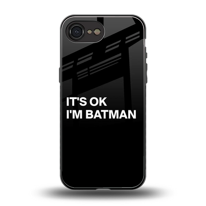 Dark Knight back phone cover | glass case for iphone 16e
