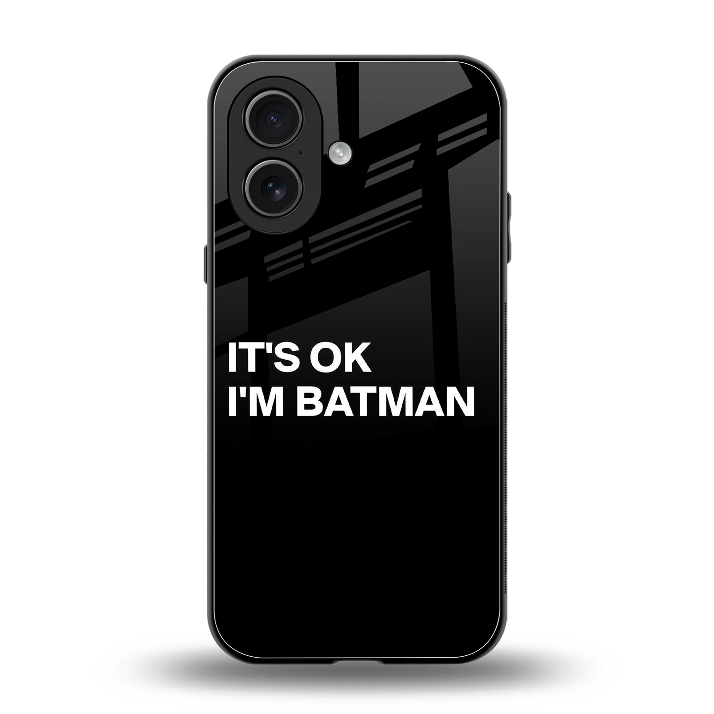 Dark Knight back phone cover | glass case for iphone 17