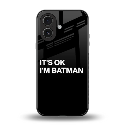 Dark Knight back phone cover | glass case for iphone 17