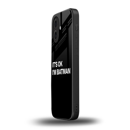 Dark Knight iphone 17 mobile cover | shockproof glass phone case