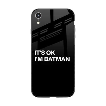 Dark Knight back phone cover | glass case for iphone xr