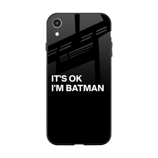 Dark Knight back phone cover | glass case for iphone xr