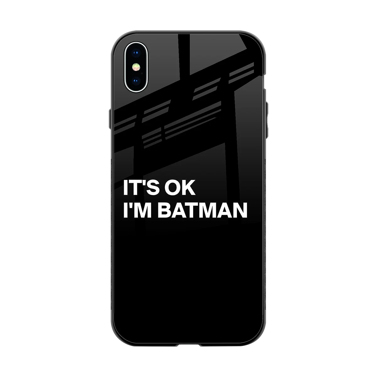Dark Knight back phone cover | glass case for iphone xs max