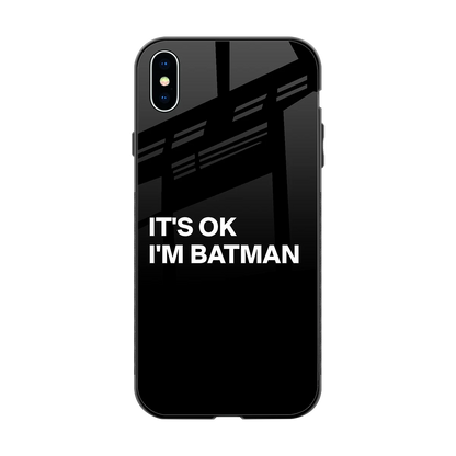 Dark Knight back phone cover | glass case for iphone xs max
