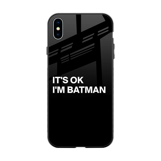 Dark Knight back phone cover | glass case for iphone xs max
