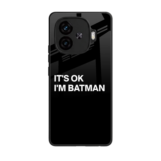 Dark Knight back phone cover | glass case for iqoo neo 10r 5g