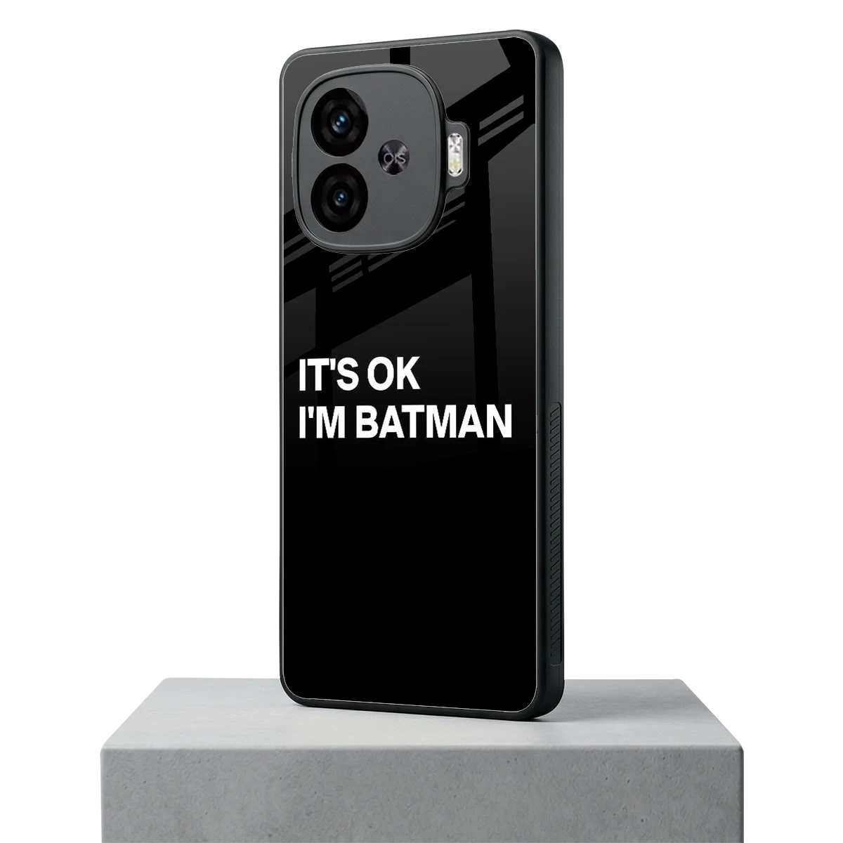 Dark Knight iqoo neo 10r 5g mobile cover | shockproof glass phone case