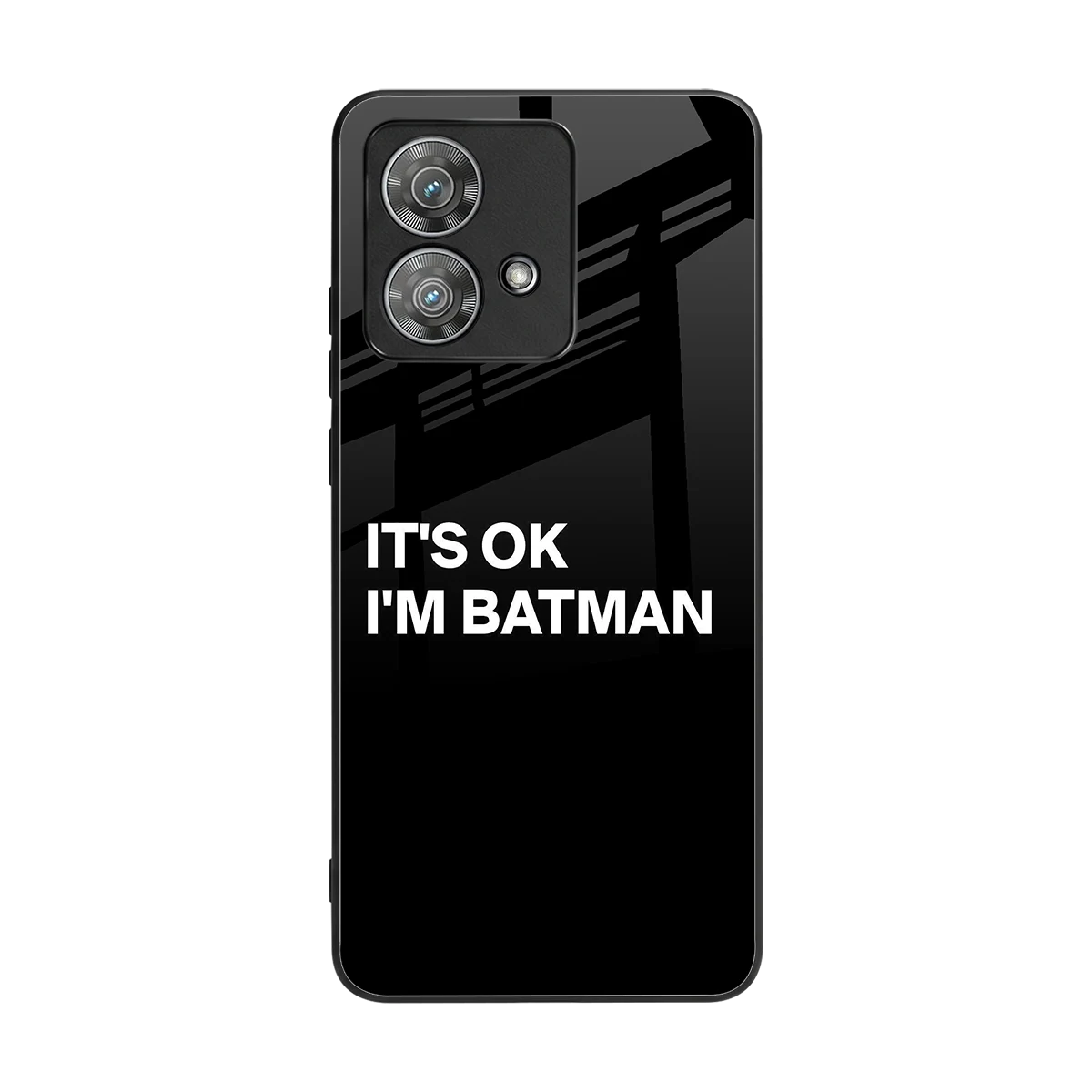 Dark Knight back phone cover | glass case for motorola edge 40 neo 5g