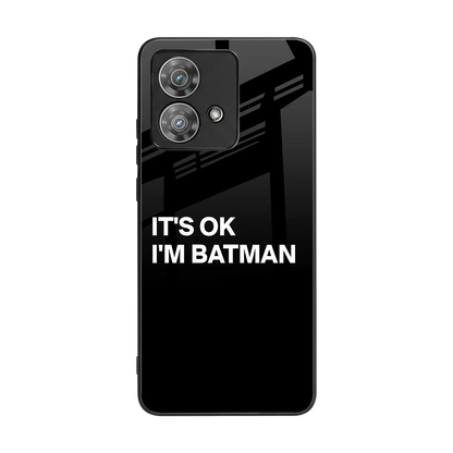 Dark Knight back phone cover | glass case for motorola edge 40 neo 5g